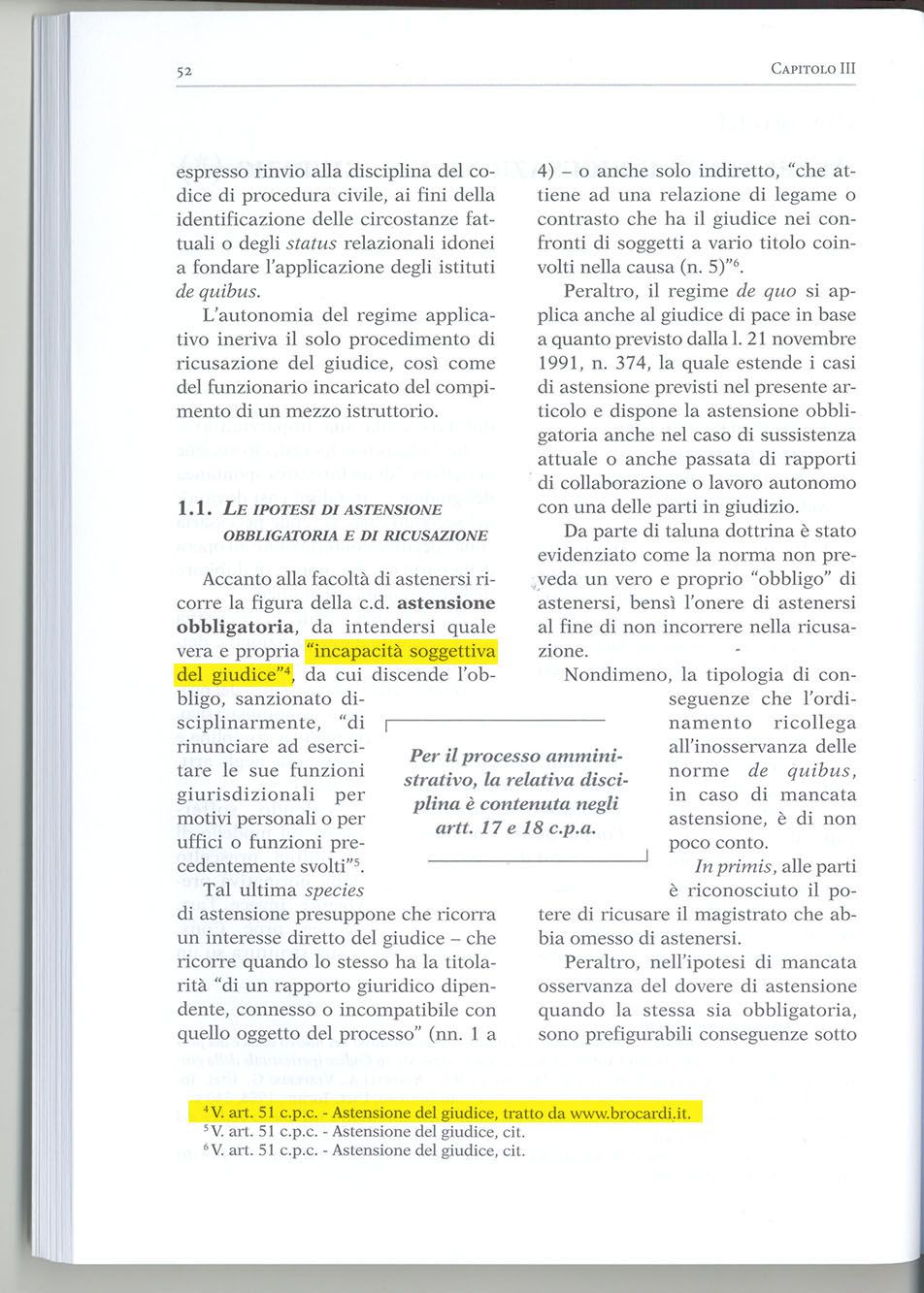 Brocardi.it menzionato in &ldquo;Astensione, ricusazione e responsabilit� nel processo di Antonio Ivan Natali, Cosimo Maria Ferri&rdquo;