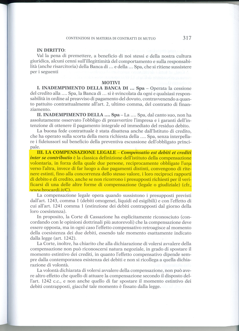 Brocardi.it menzionato in &ldquo;Come difendersi dalle banche di Rosanna Cafaro&rdquo;